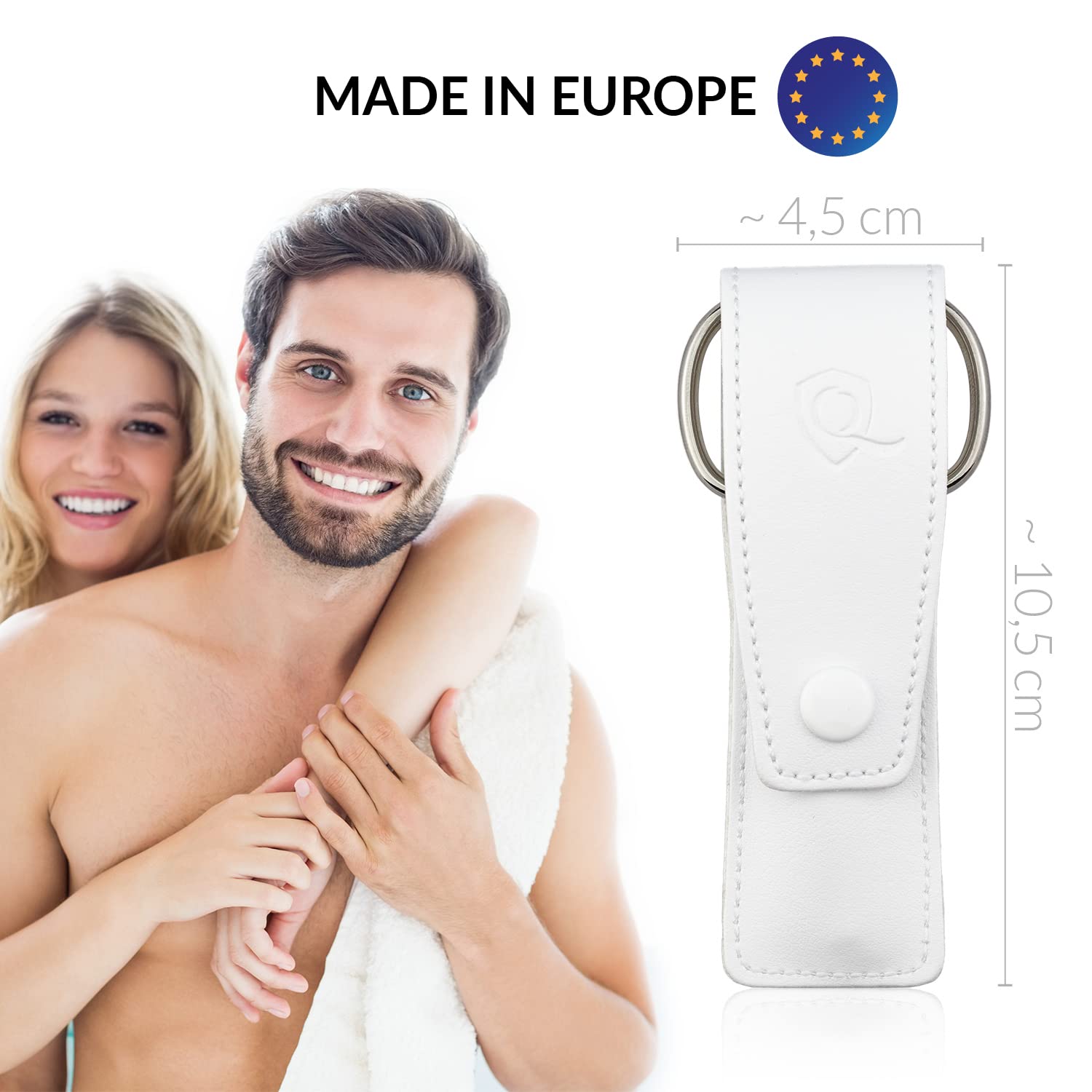 Thumbnail 1 de marQus Nagelschere & Pinzetten Set (3-teilig) mit Feile aus Solingen – Reise-Nageletui, klassisch weiß