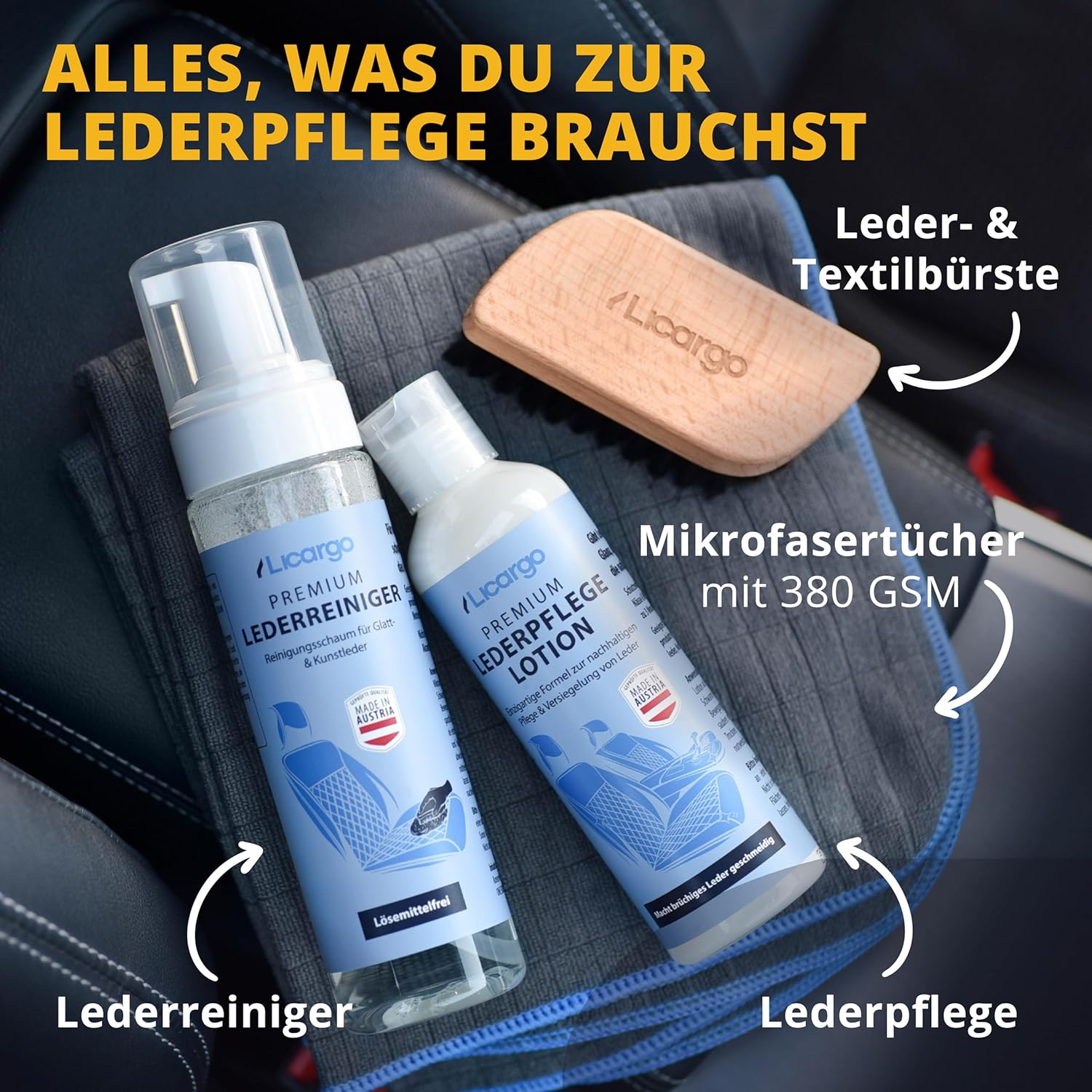 Thumbnail 5 de Lederreiniger für Auto mit Aktivschaum 200 ml