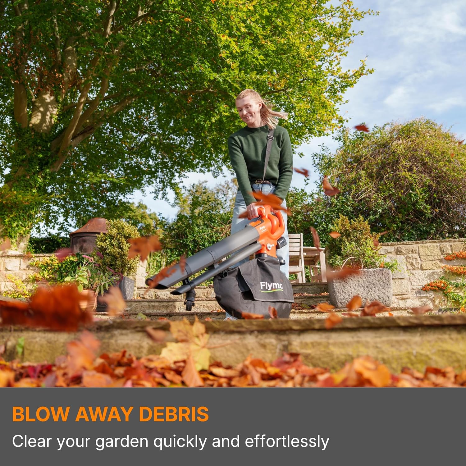 Thumbnail 2 de Flymo 18V EasiBlowVac cordless leaf blower