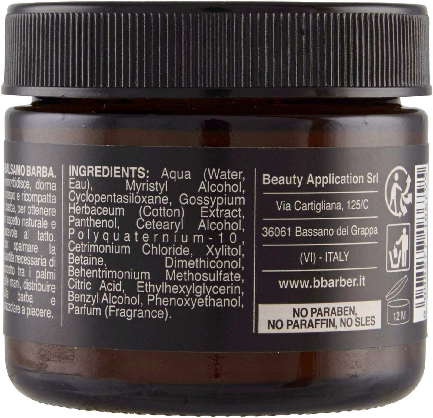 Thumbnail 3 de B.BARBER Balsamo Barba Naturale Dermatologicamente Testato – 50 ml, Giallo