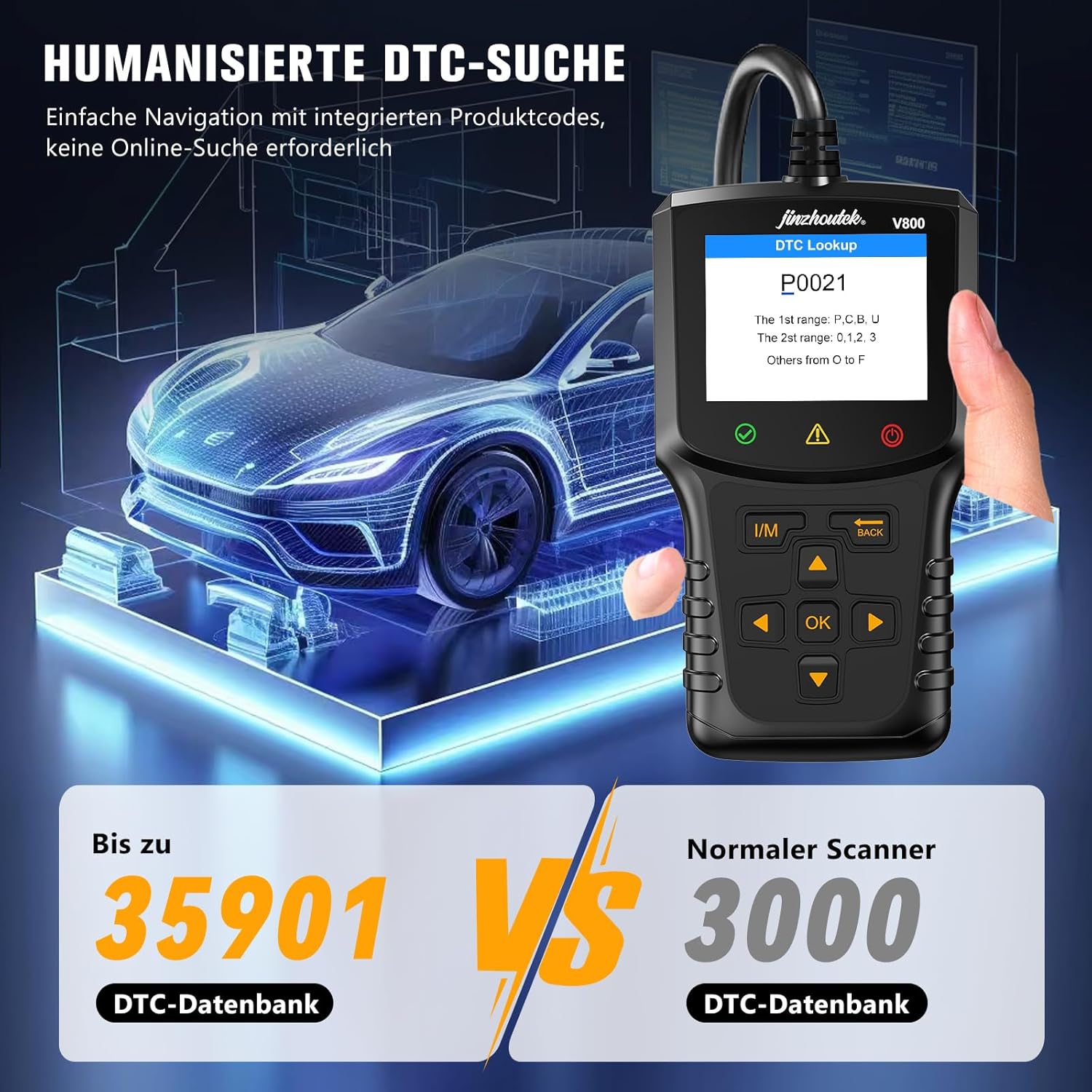 Thumbnail 3 de OBD2 Diagnosegerät 35.901 DTC