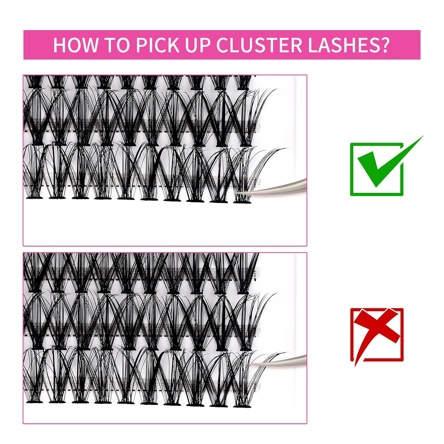 Thumbnail 4 de FADLASH Wimperncluster 30D 0,07mm für Wimpernverlängerung