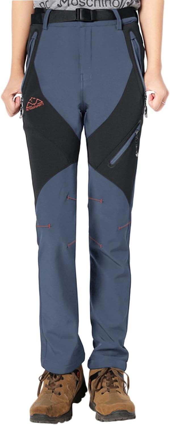 Detalle de Rdruko Women's Insulated Ski Pants, Waterproof, Windproof and Fleece-Lined