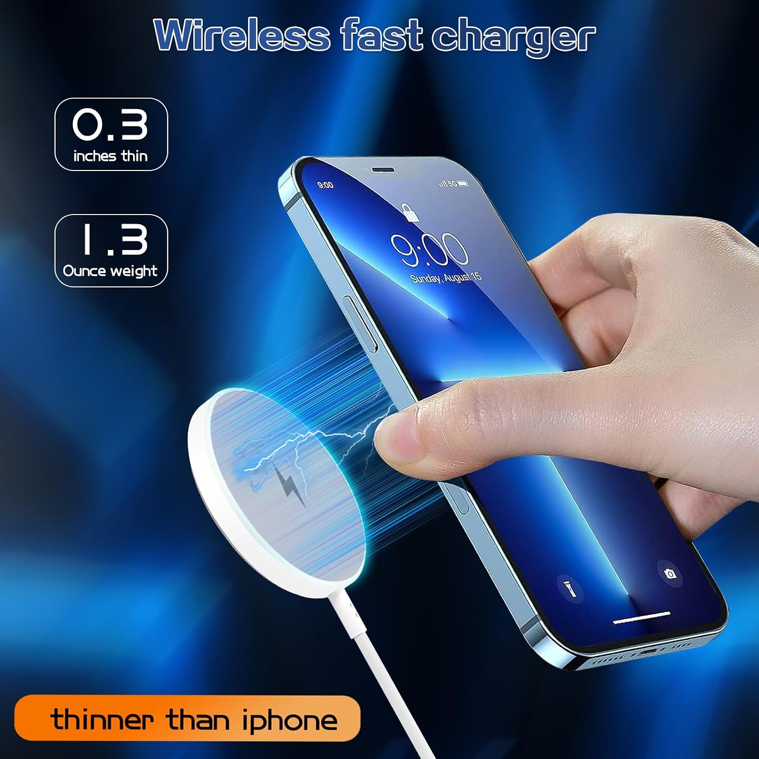 Thumbnail 5 de Magnetic Wireless Charger for iPhone 16 2-Pack