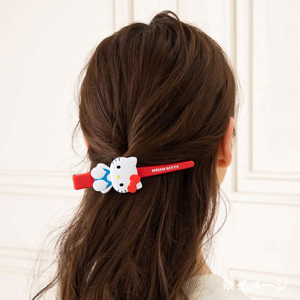 Detalle de サンリオ シナモロール ロングヘアクリップ 348953 プラスチック製・ラメ装飾