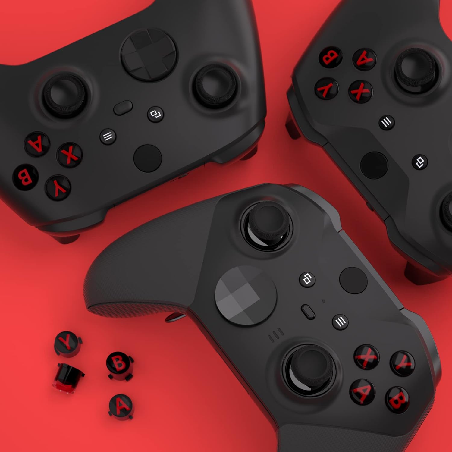 Thumbnail 6 de eXtremeRate ABXY Knöpfe für Xbox Series X/S Controller – 3-farbig, Klassik-Symbole, kompatibel mit Xbox Series X/S, One S/X, Elite V1/V2