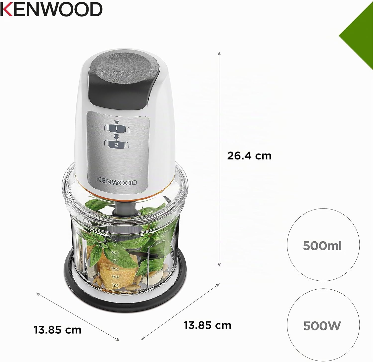 Detalle 1 de Kenwood Easy Chop Zerkleinerer 500 Watt 0,5 l