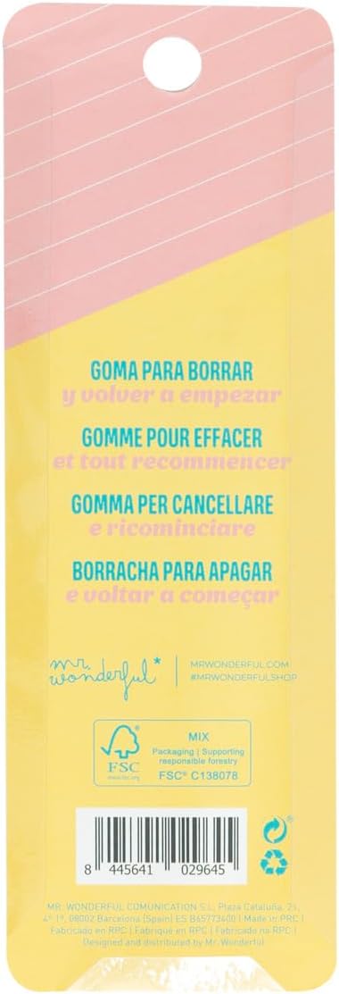 Thumbnail 2 de Mr. Wonderful gomme à effacer