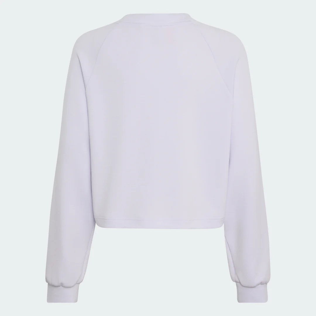 Detalle 2 de Sudadera Adidas en violeta: comodidad y estilo para el día a día