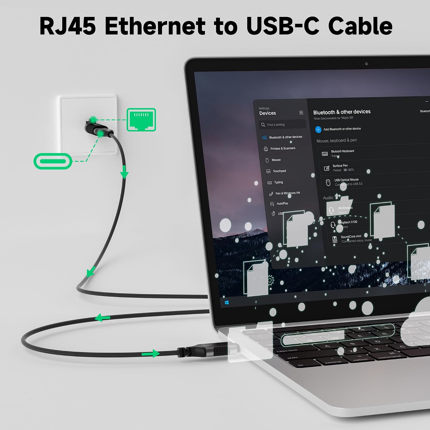Thumbnail 1 de Mygatti USB C auf Ethernet Adapter 1000 Mbps