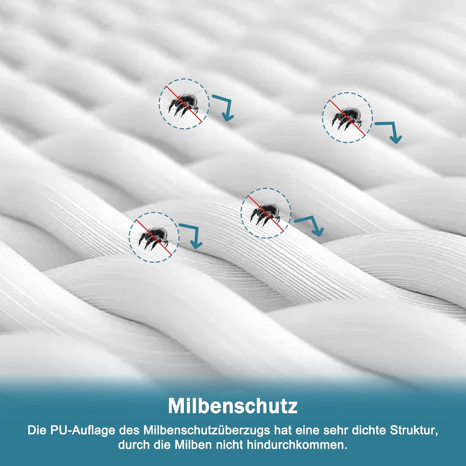 Thumbnail 1 de Beedsooth wasserdichter Matratzenschutz 140x200x20 cm mit Reißverschluss – Encasing