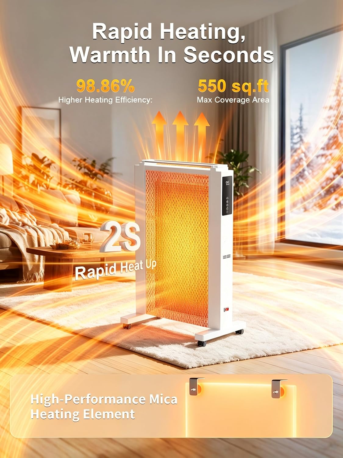 Detalle 2 de MEPTY Mica Space Heater