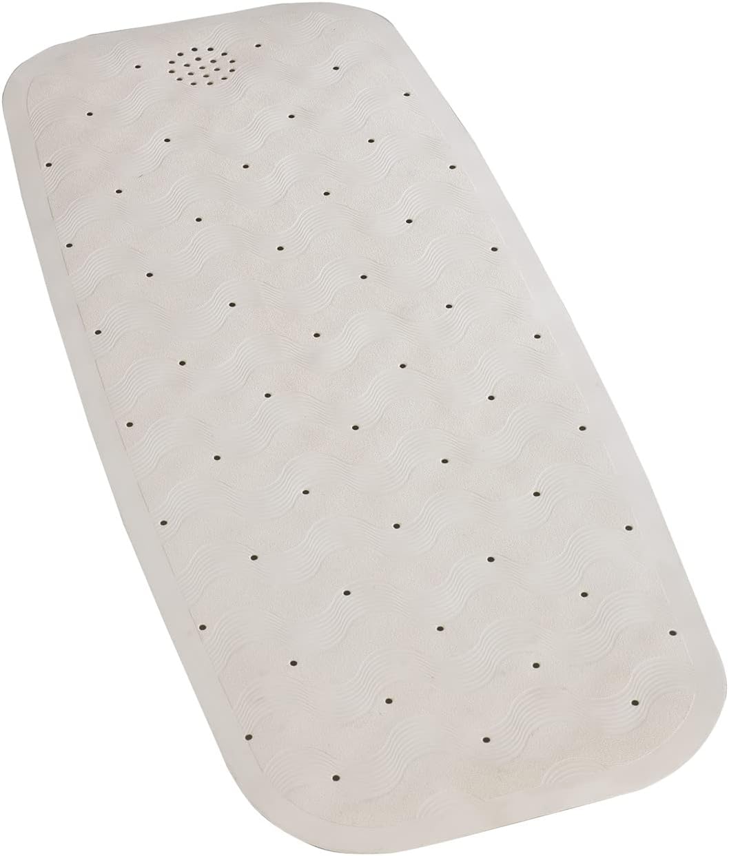 Detalle de Tapis de bain antidérapant Maximex Natur-Kautschuk beige 37 x 90 cm — sécurité et confort sur le bain