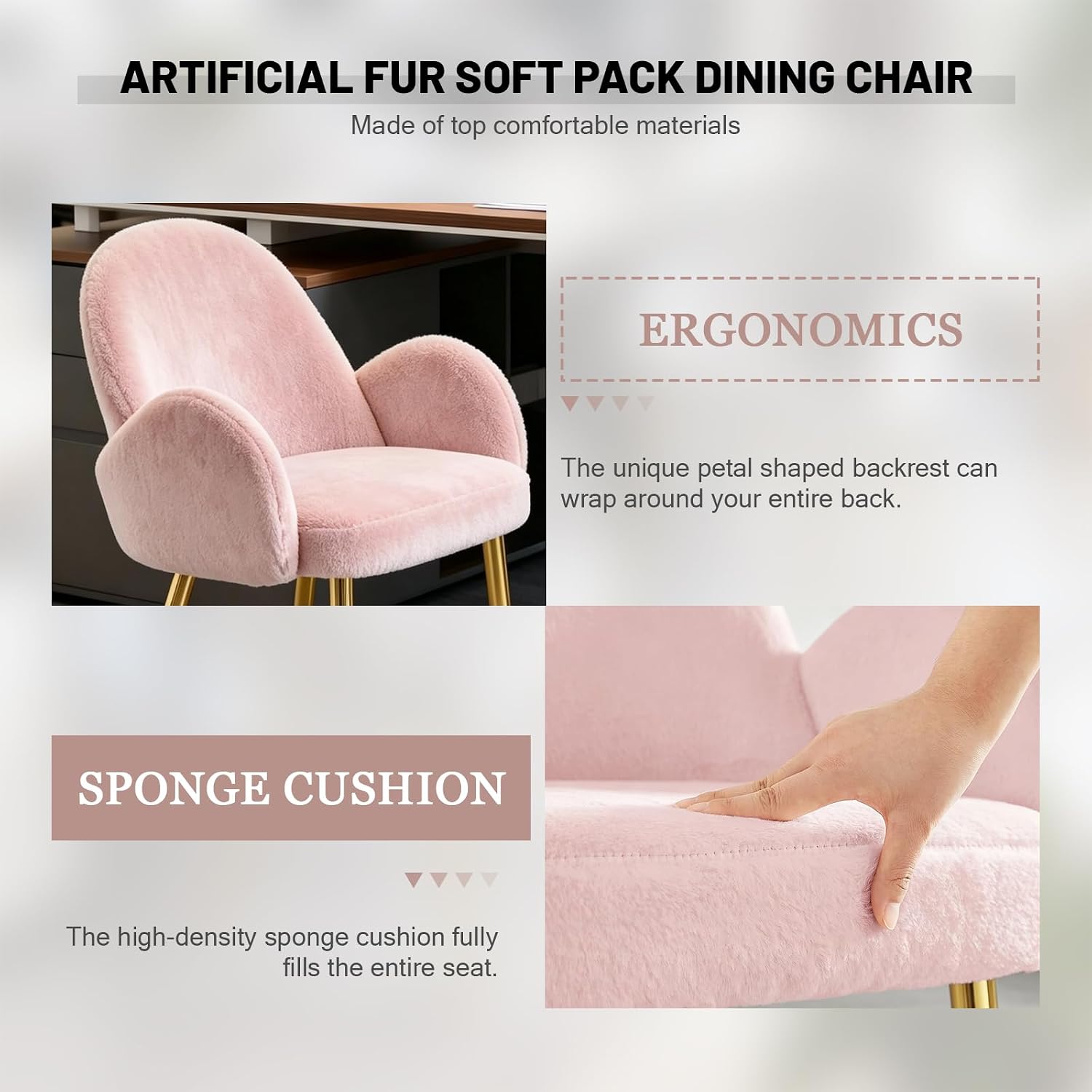 Thumbnail 6 de Eifizek Vanity Chair in Corduroy