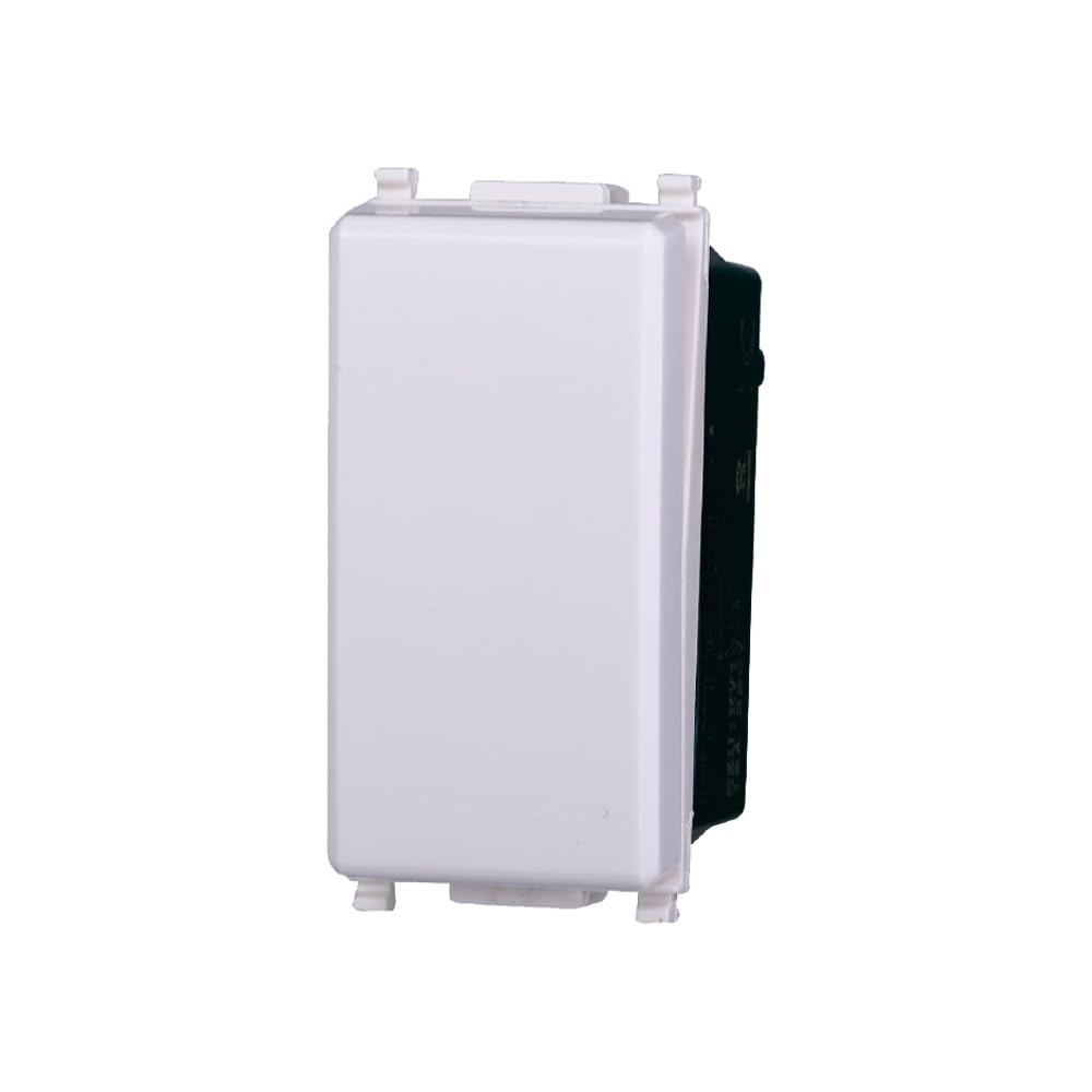 Detalle 2 de Elektronova Deviatore 1P 16A Bianco compatibile Vimar Plana – Kit 4 Pezzi