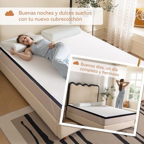 Thumbnail 5 de Amazon Basics Colchón de Espuma Viscoelástica 150x200 cm