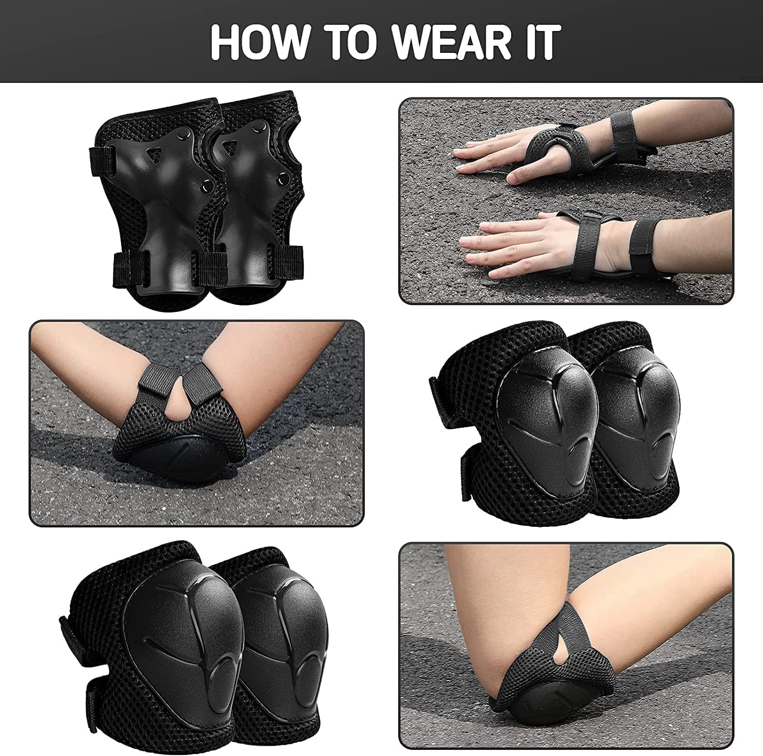 Thumbnail 1 de TCCVANAS FX-001 Kids Helmet Set with Adjustable Fit and Protective Pads