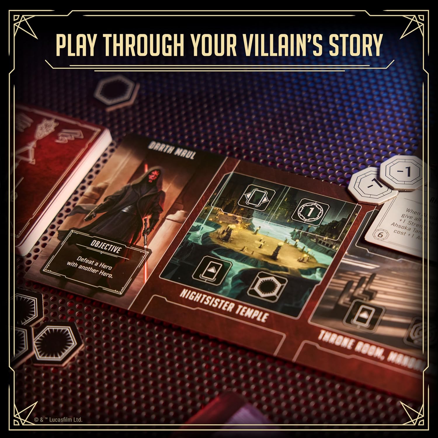 Thumbnail 3 de Ravensburger Star Wars Villainous Expandalone 2: Darth Maul or Captain Phasma