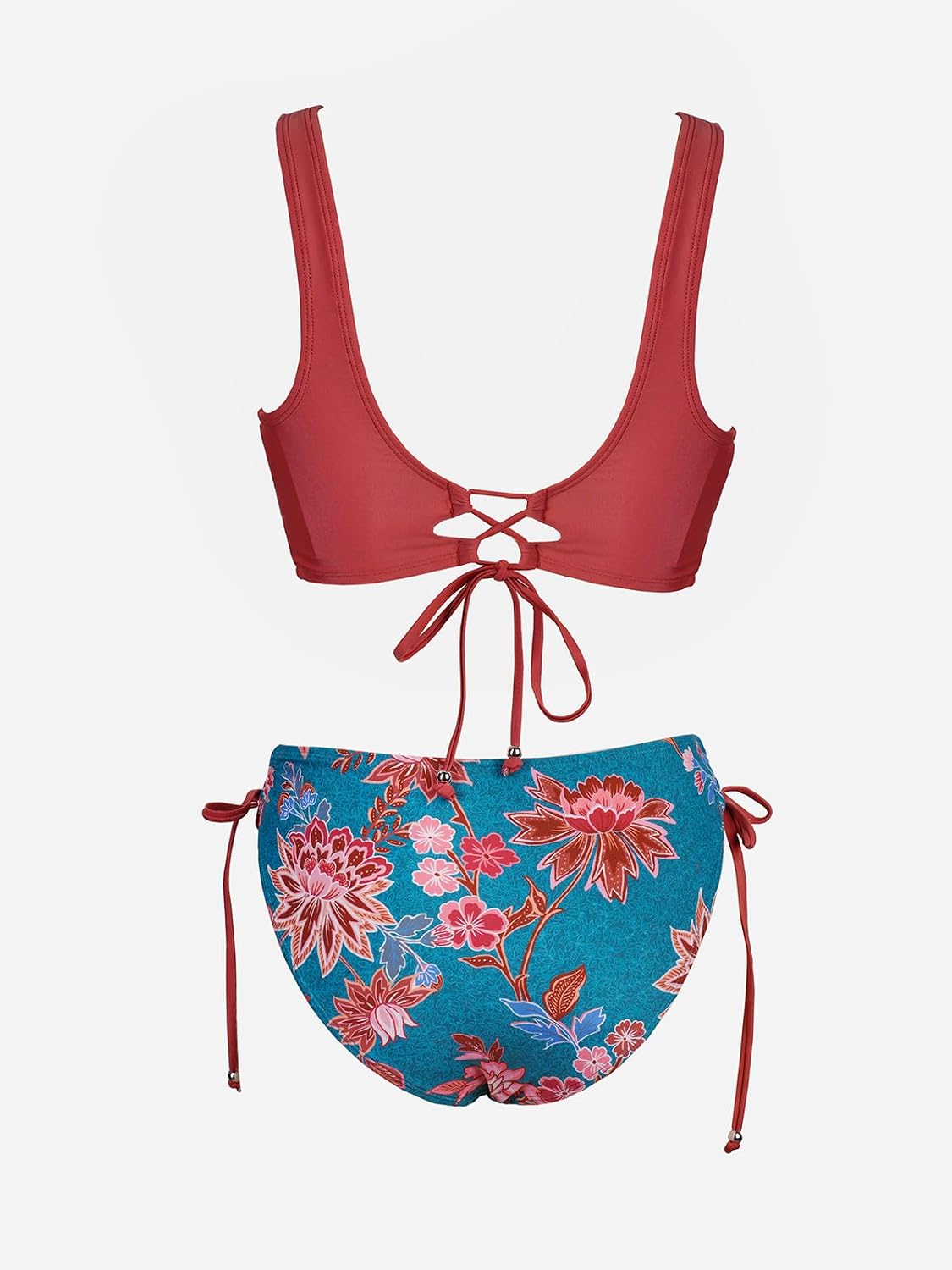 Thumbnail 5 de CUPSHE Maillot 1 Pièce Halter Réglable Imprimé Floral
