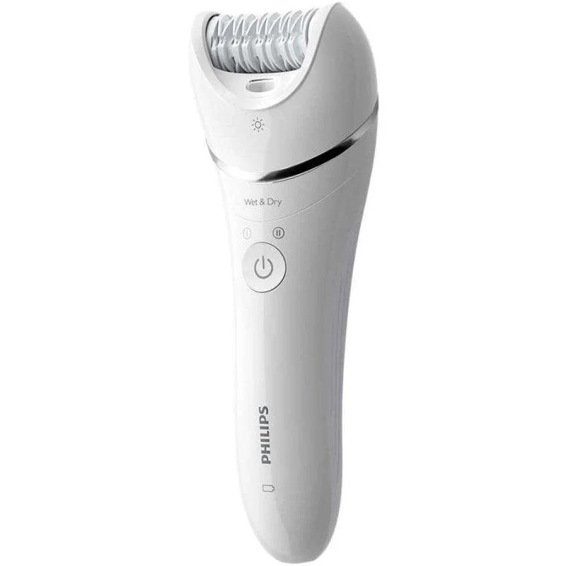 Detalle de Philips Epilator Series 8000 BRE700/00 Wet & Dry: depiladora sin cables para uso en seco y bajo la ducha