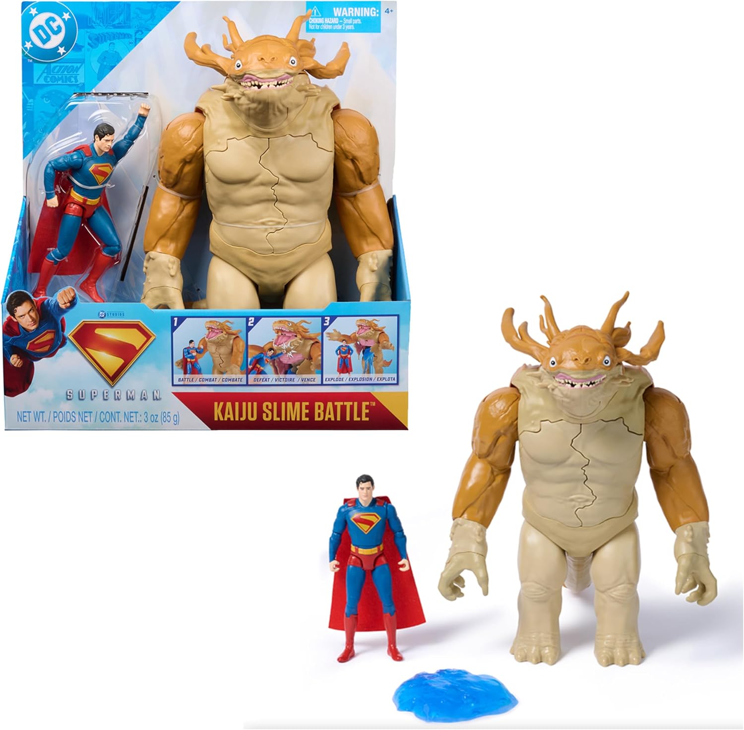 Detalle de DC Comics Superman Kaiju Battle Spielset 30 cm