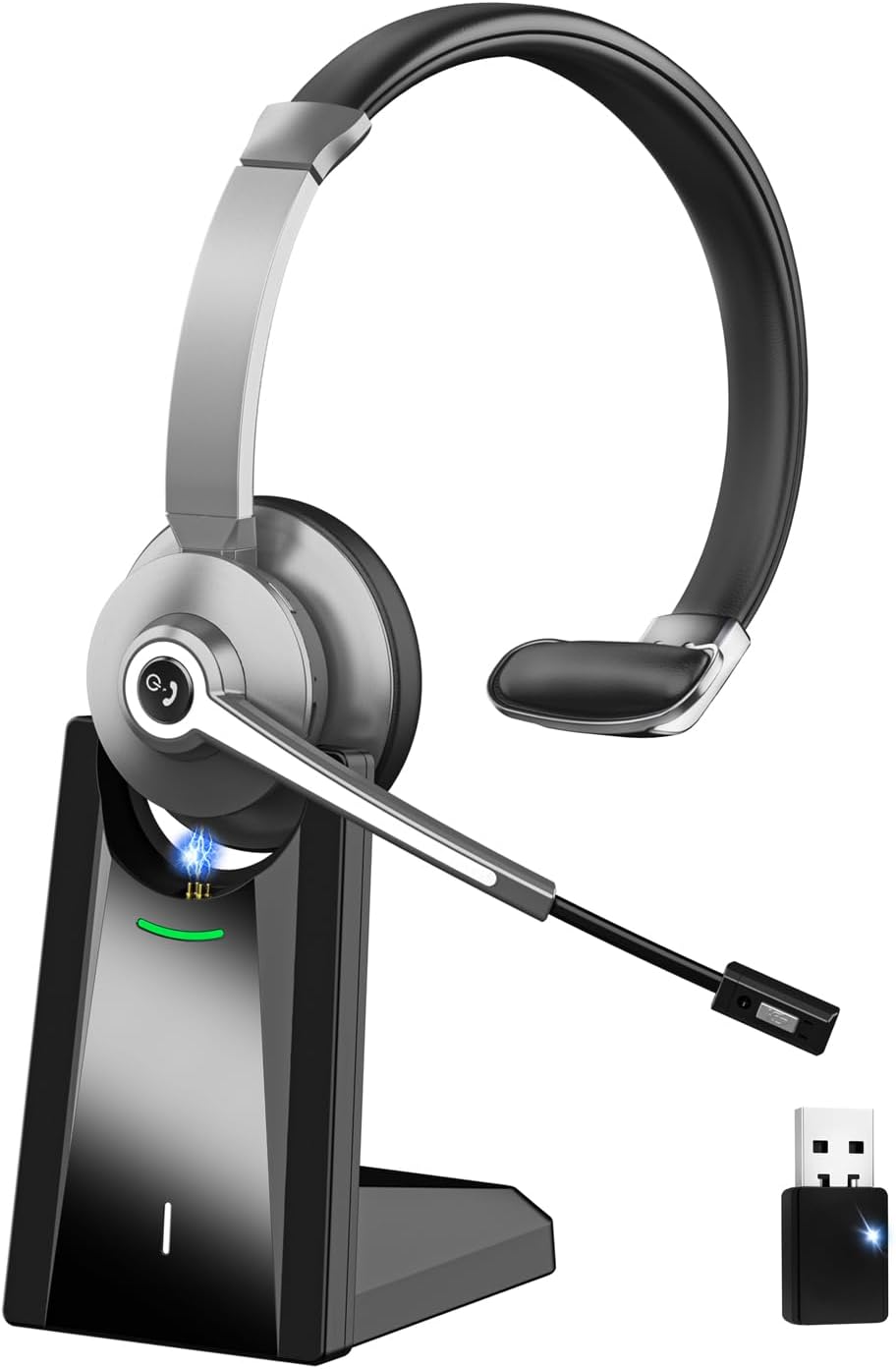 Detalle de Vonztek Wireless Headset with Microphone: A Practical Office Companion