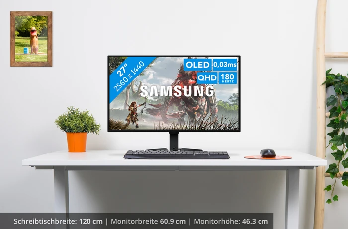 Thumbnail 11 de Samsung Odyssey G50SF LS27FG502SUXEN 27" OLED Gaming Monitor