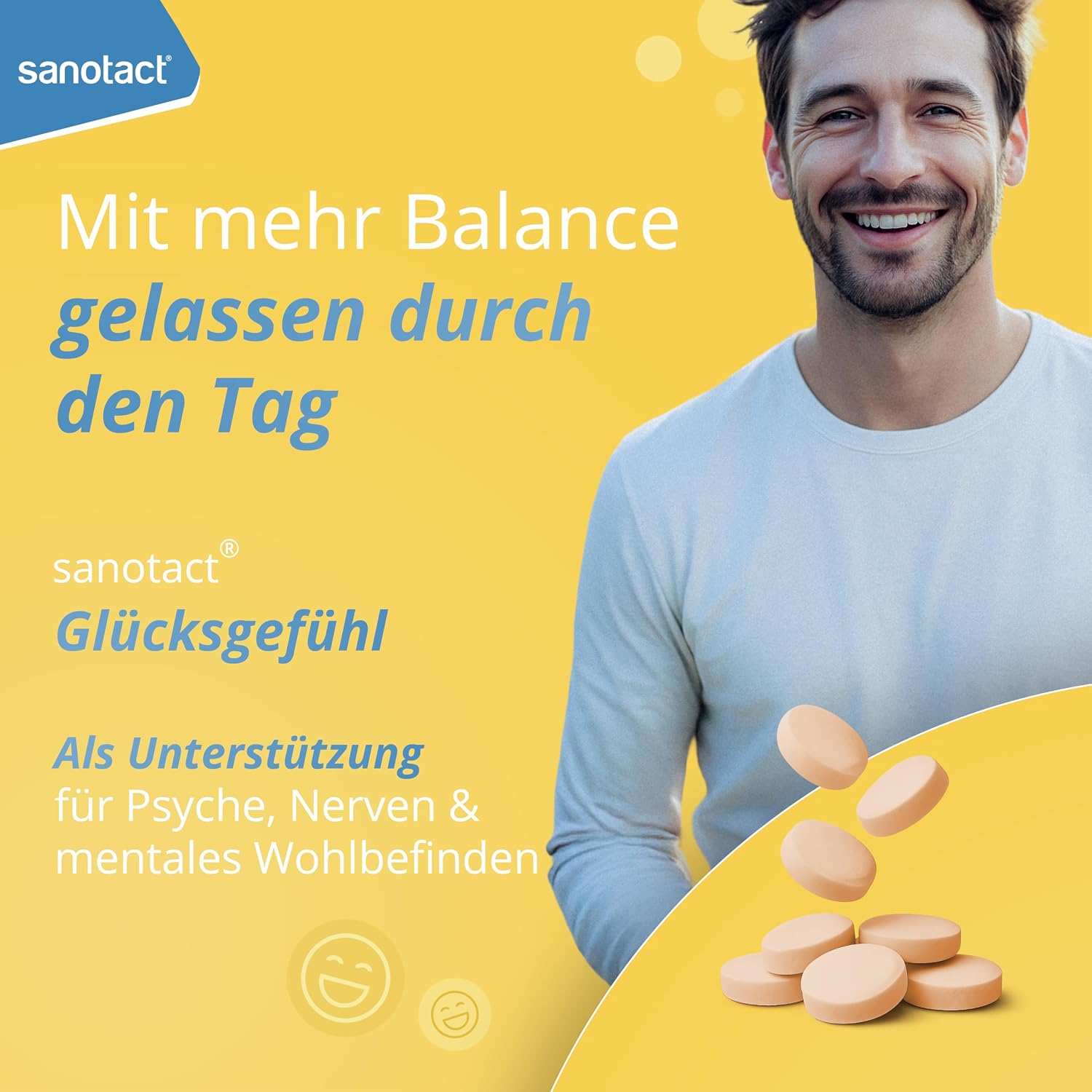 Thumbnail 6 de sanotact Glücksgefühl 90 Tabletten