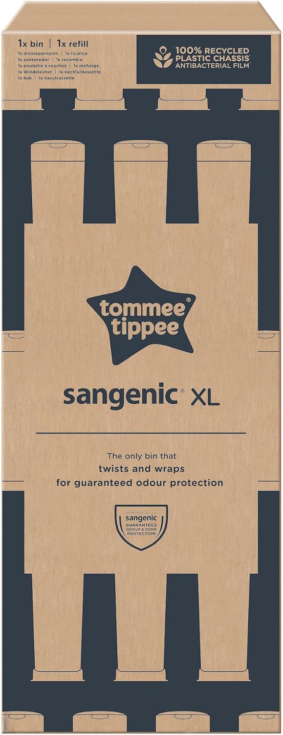 Detalle de Tommee Tippee XL Poubelle à Couches Twist and Click – avec 1 cassette multicouche antibactérienne