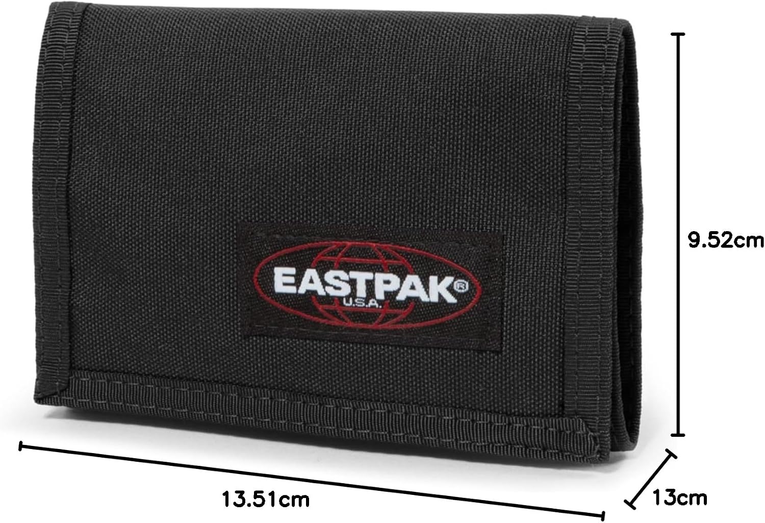 Detalle de EASTPAK CREW SINGLE Wallet: elegancia pratica in poliestere stampato