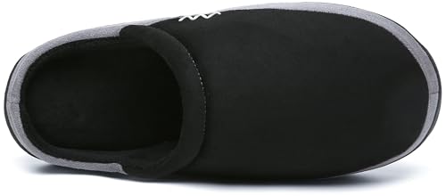 Detalle de Mishansha Pantofole invernali 48 EU, memory foam, fodera in pile e suola antiscivolo