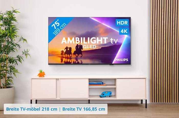 Thumbnail 19 de Philips PUS8500 Ambilight 75 Zoll QLED 4K