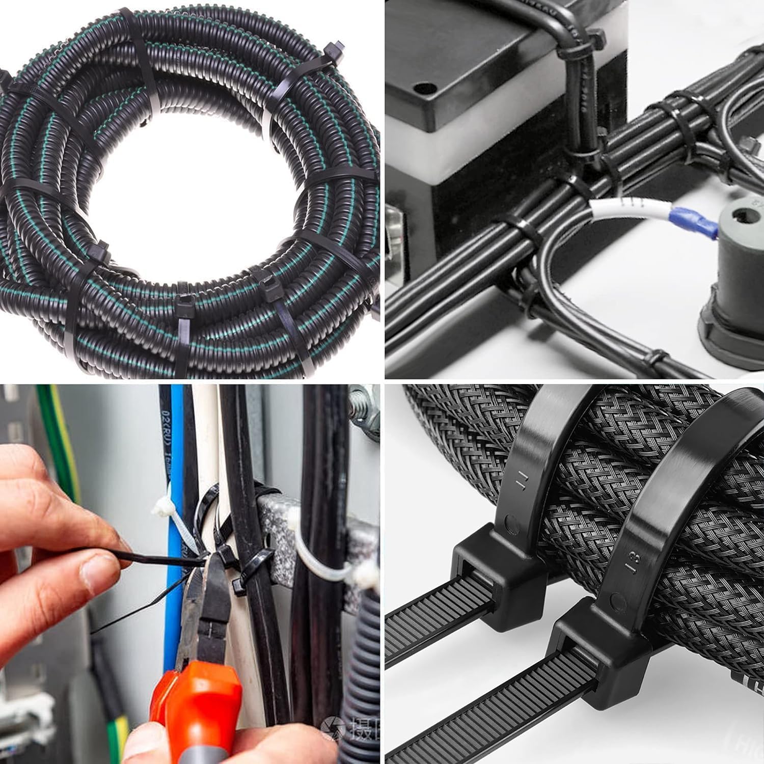 Detalle 1 de Viuxule heavy duty cable ties 250mm x 7.6mm