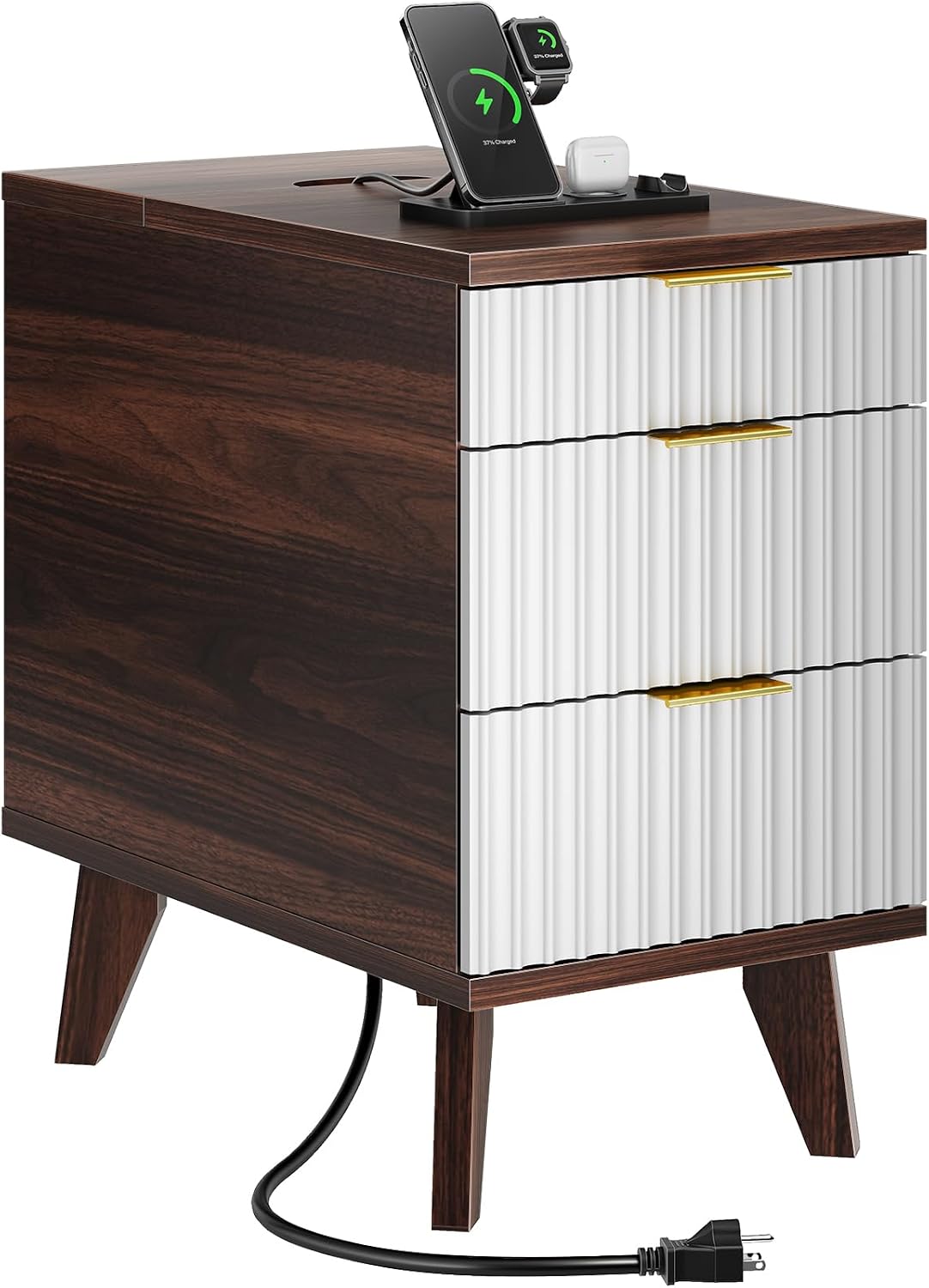Detalle de Kalrin End Table with 3 Drawers