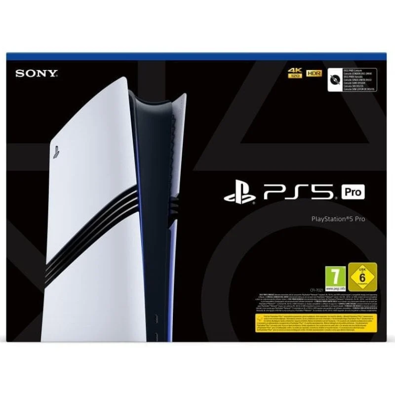 Thumbnail 3 de Sony PlayStation 5 Pro con DualSense y unidad de disco para PlayStation