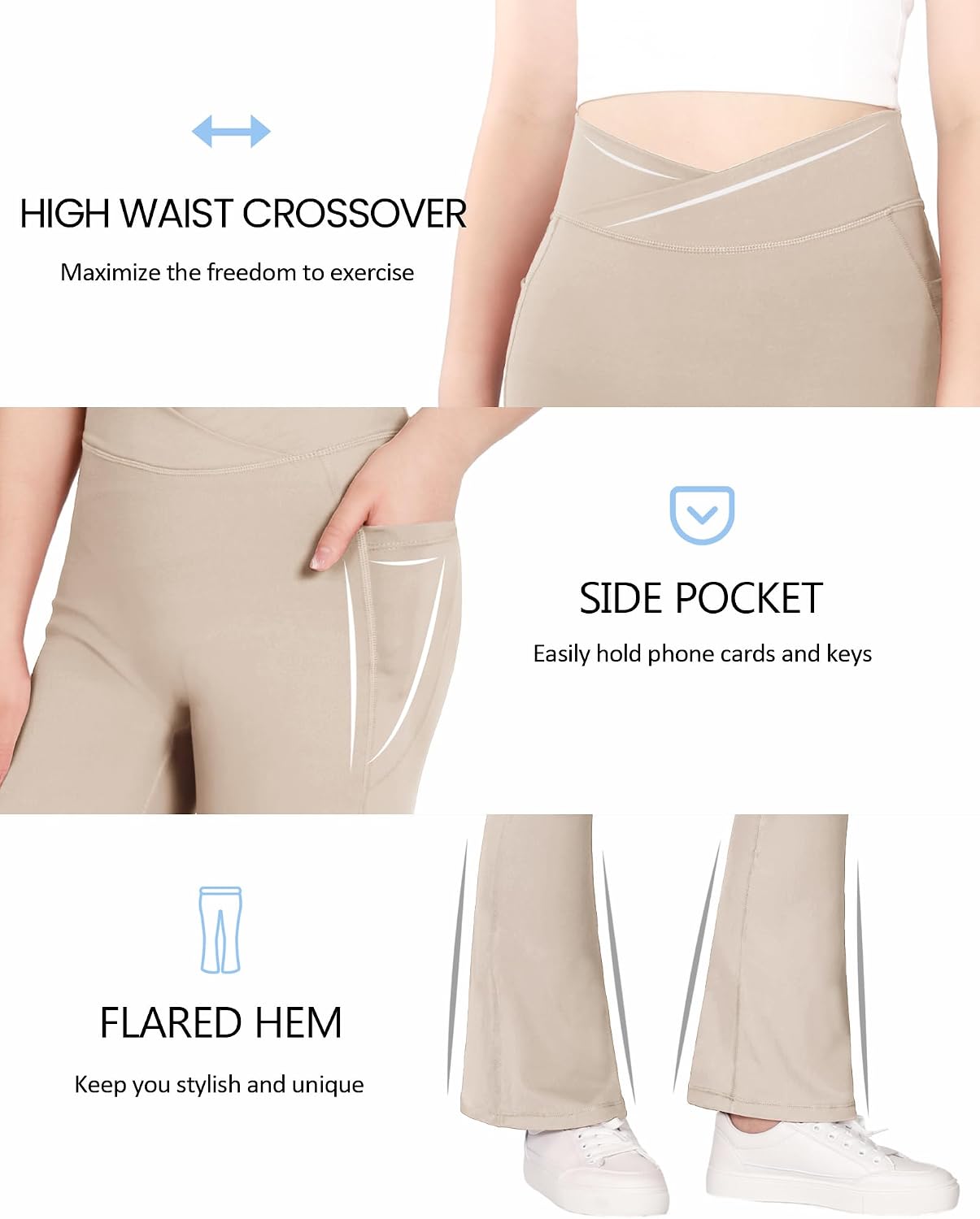 Thumbnail 5 de JOCMIC Flare Leggings 10-12