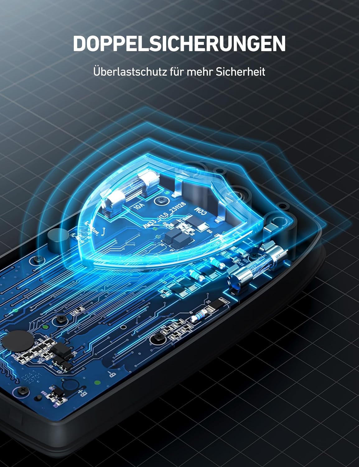 Thumbnail 6 de AstroAI Digital-Multimeter (Voltmeter/Strommessgerät) für AC/DC, Widerstand, Diode & Durchgang – mit großer LCD-Anzeige