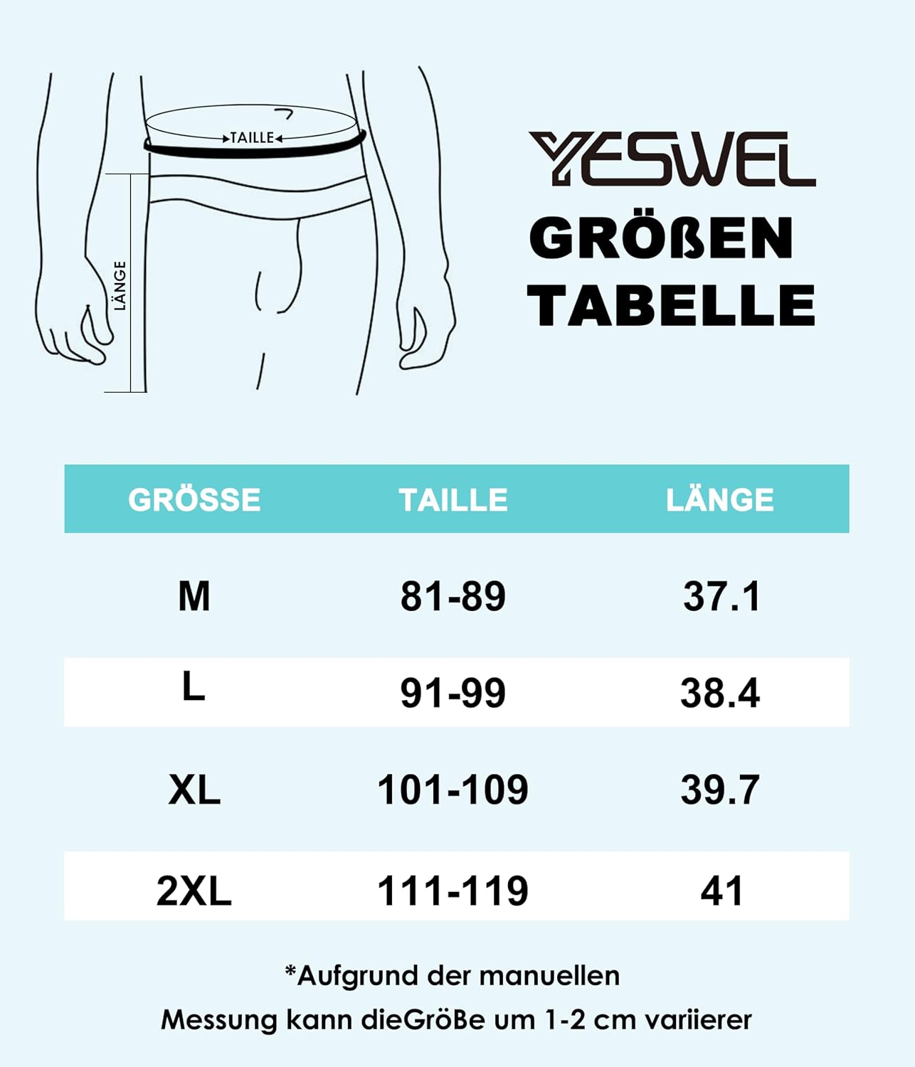 Thumbnail 5 de YESWEL Bambus Boxershorts Herren 6er Pack