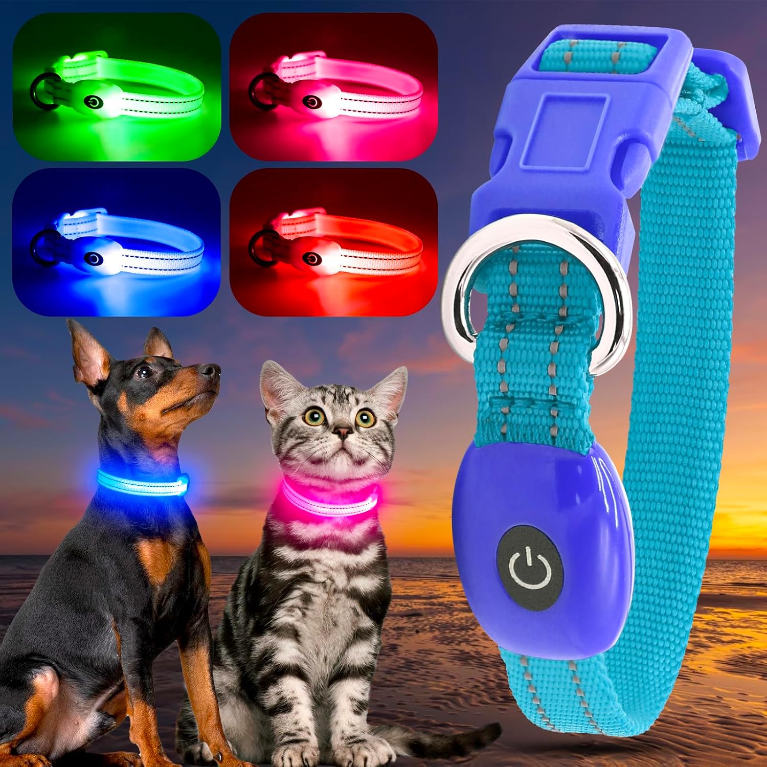Thumbnail 6 de YFbrite LED-Hundehalsband XS