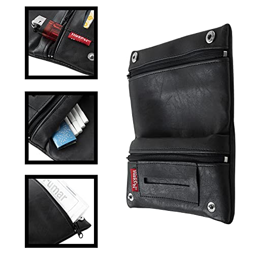 Thumbnail 3 de HIBRON Porta tabacco Borsello in vera pelle (58105 Nero)