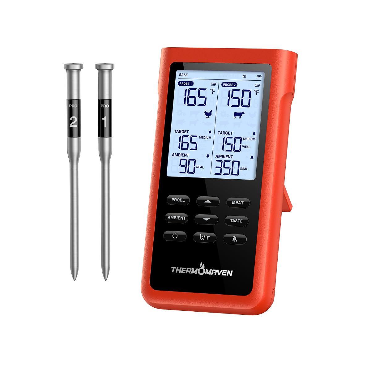 Detalle de ThermoMaven 3000FT Smart Wireless Meat Thermometer with 6 Sensors