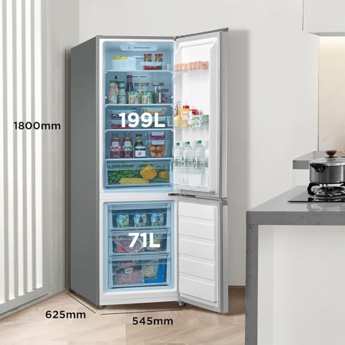 Thumbnail 8 de Midea MERB276FGE02A 270L: Frigorifero Combinato Total No Frost con All-Around Cooling, Inox