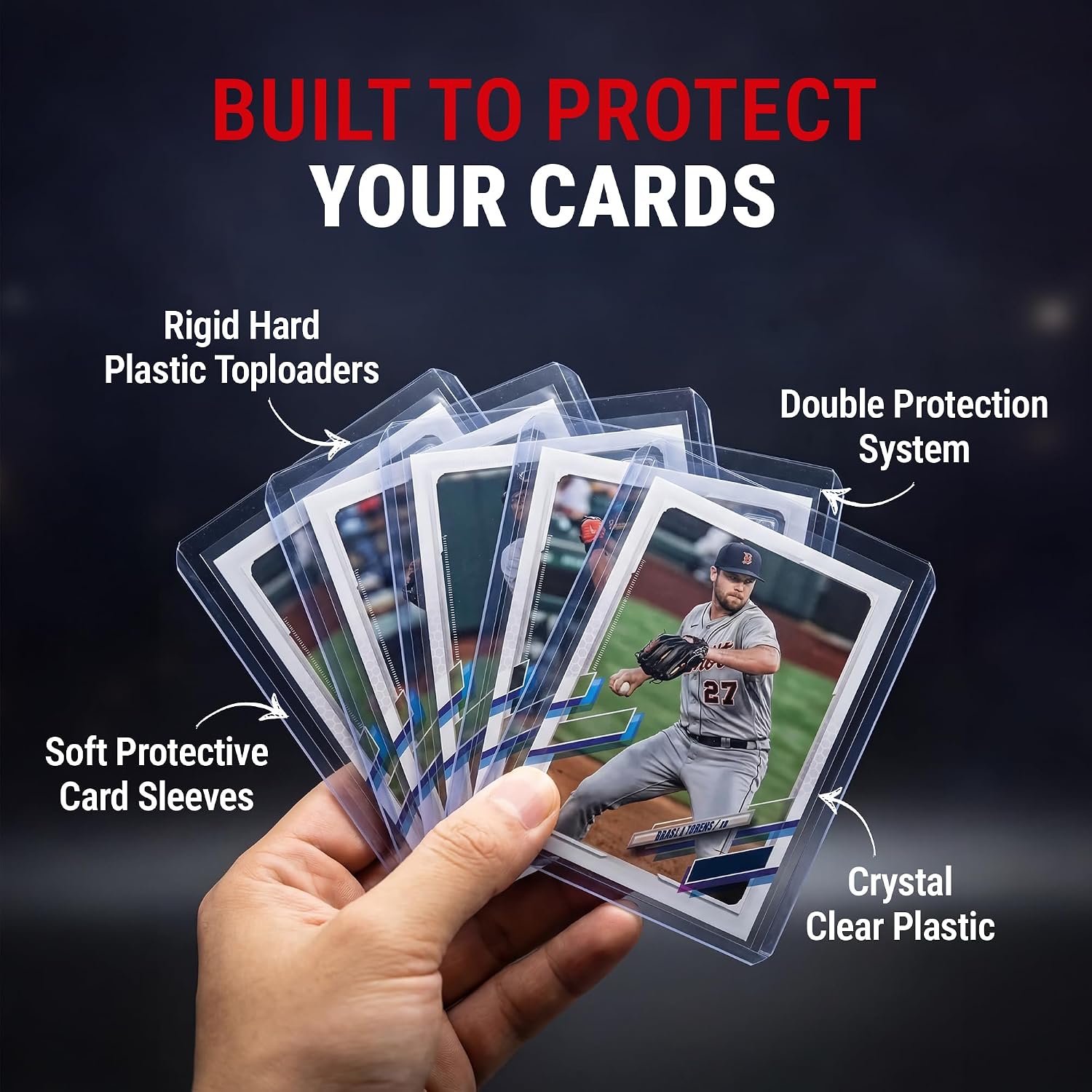 Thumbnail 2 de Ultra Pro 3 x 4 Pulgadas Transparentes para Tarjetas Coleccionables (Incluye Cargadores Superiores y 100 Fundas) – Multi‑Coloured