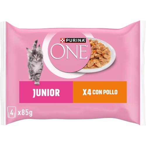 Detalle de Purina ONE Junior Cibo Umido per Gattini – 48 Bustine da 85 g