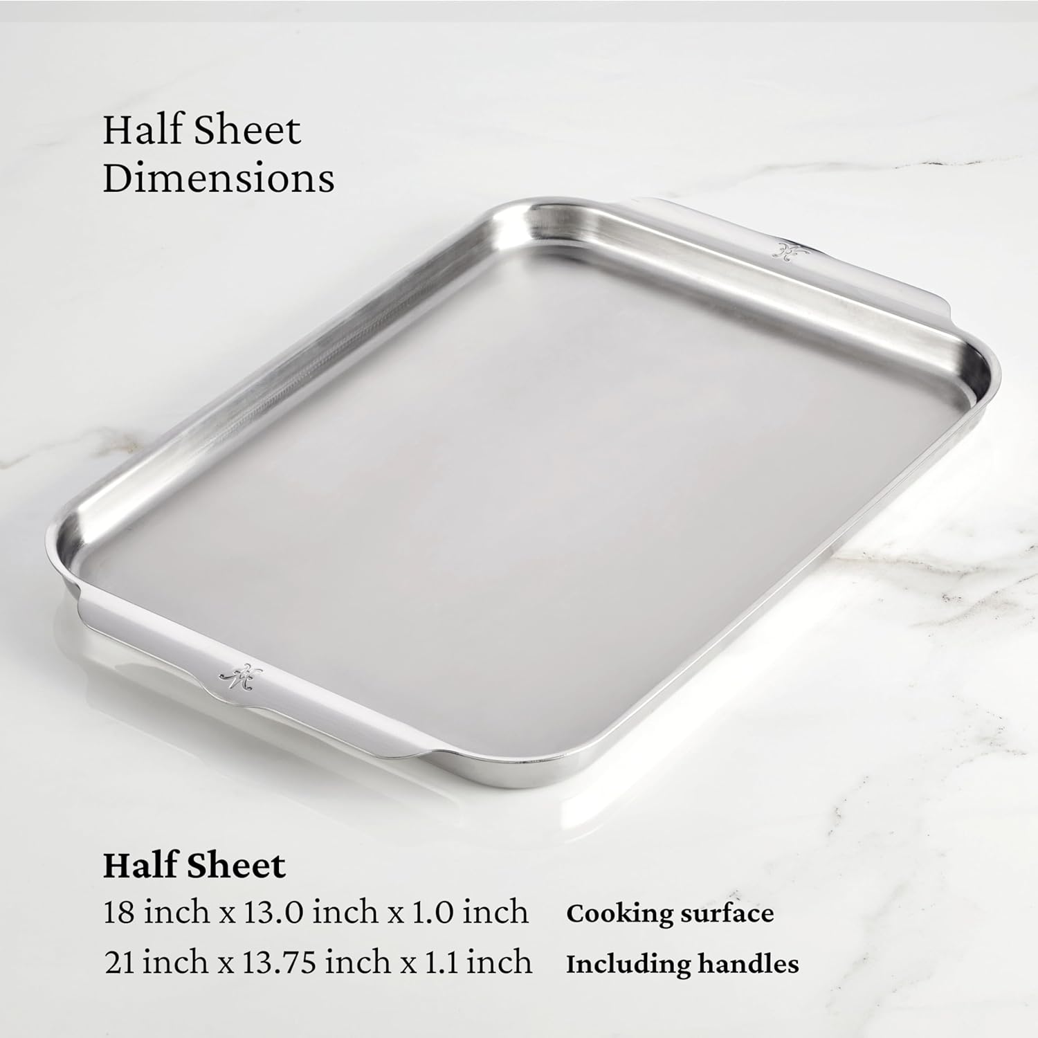 Thumbnail 1 de Hestan OvenBond Collection 13" x 18" Tri-Ply Clad Stainless Steel Half Sheet Pan