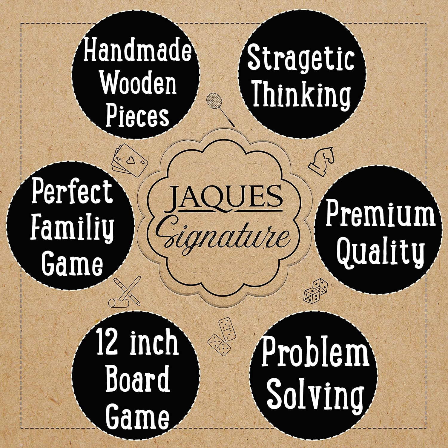 Thumbnail 5 de Jaques of London Ludo Game Board 🎲