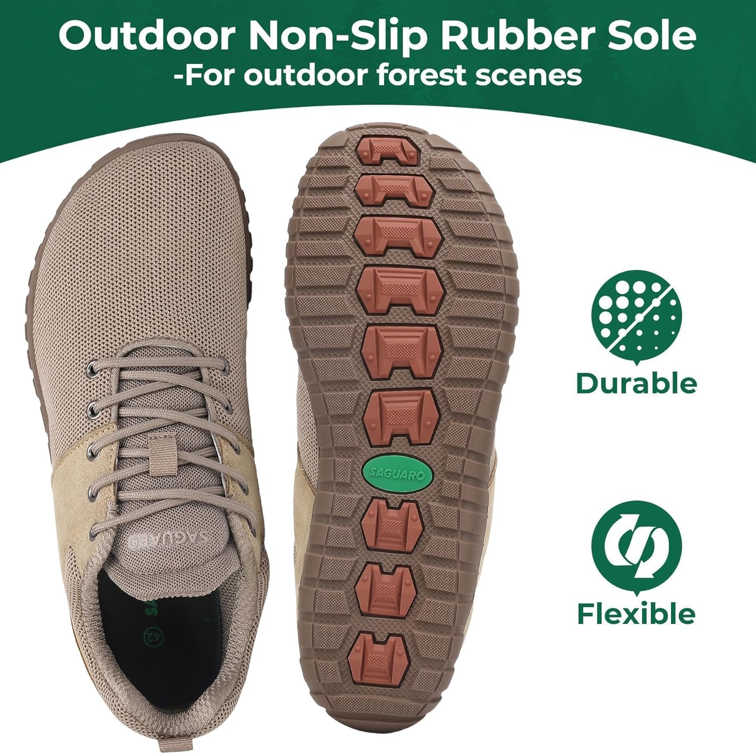 Thumbnail 5 de SAGUARO Chaussures Minimaliste Unisex – Wish Ⅰ, maille respirante et semelle flexible