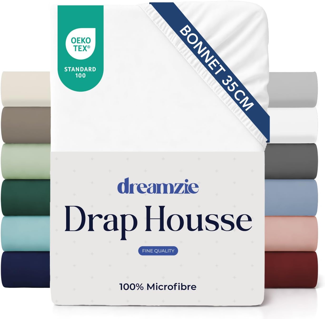 Detalle de Dreamzie drap housse microfibre 180 x 200