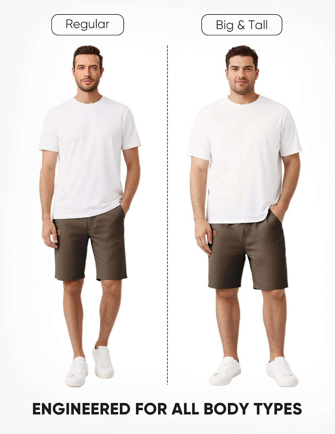 Thumbnail 4 de JMIERR Mens Casual Shorts cotton drawstring