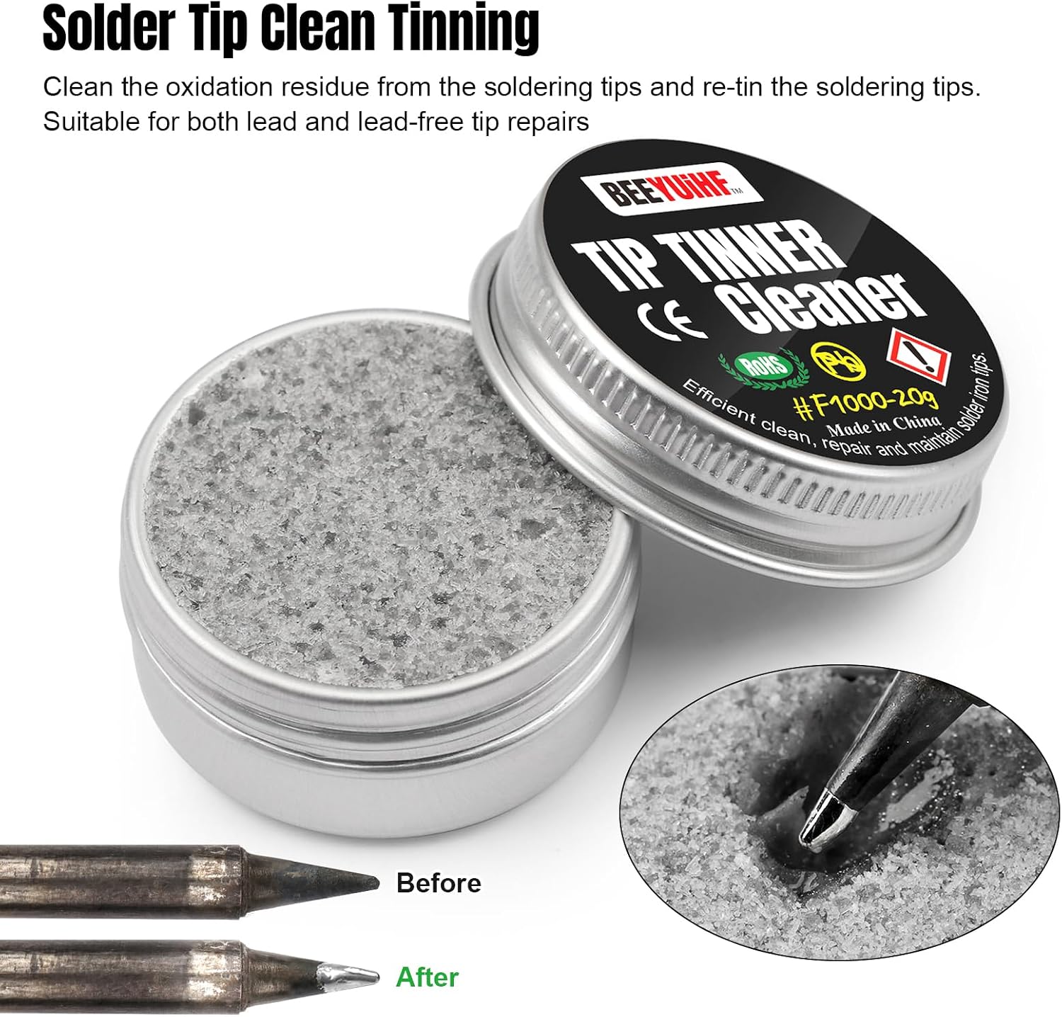 Detalle 2 de BEEYUIHF Soldering Tip Cleaning Kit